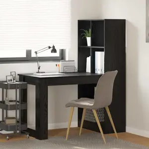Stalas juoda ąžuolo 122 x 67 x 145 cm Apdirbta mediena