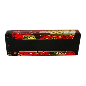 Accumulator Gens ace Redline Series 5800mAh 7.6V 130C 2S1P HardCase 56# HV Ultra LCG LiPo