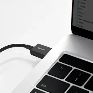 Baseus Superior USB - USB Typ C fast charging data cable 66 W (11 V | 6 A) Huawei SuperCharge SCP 2 m black (CATYS-A01)