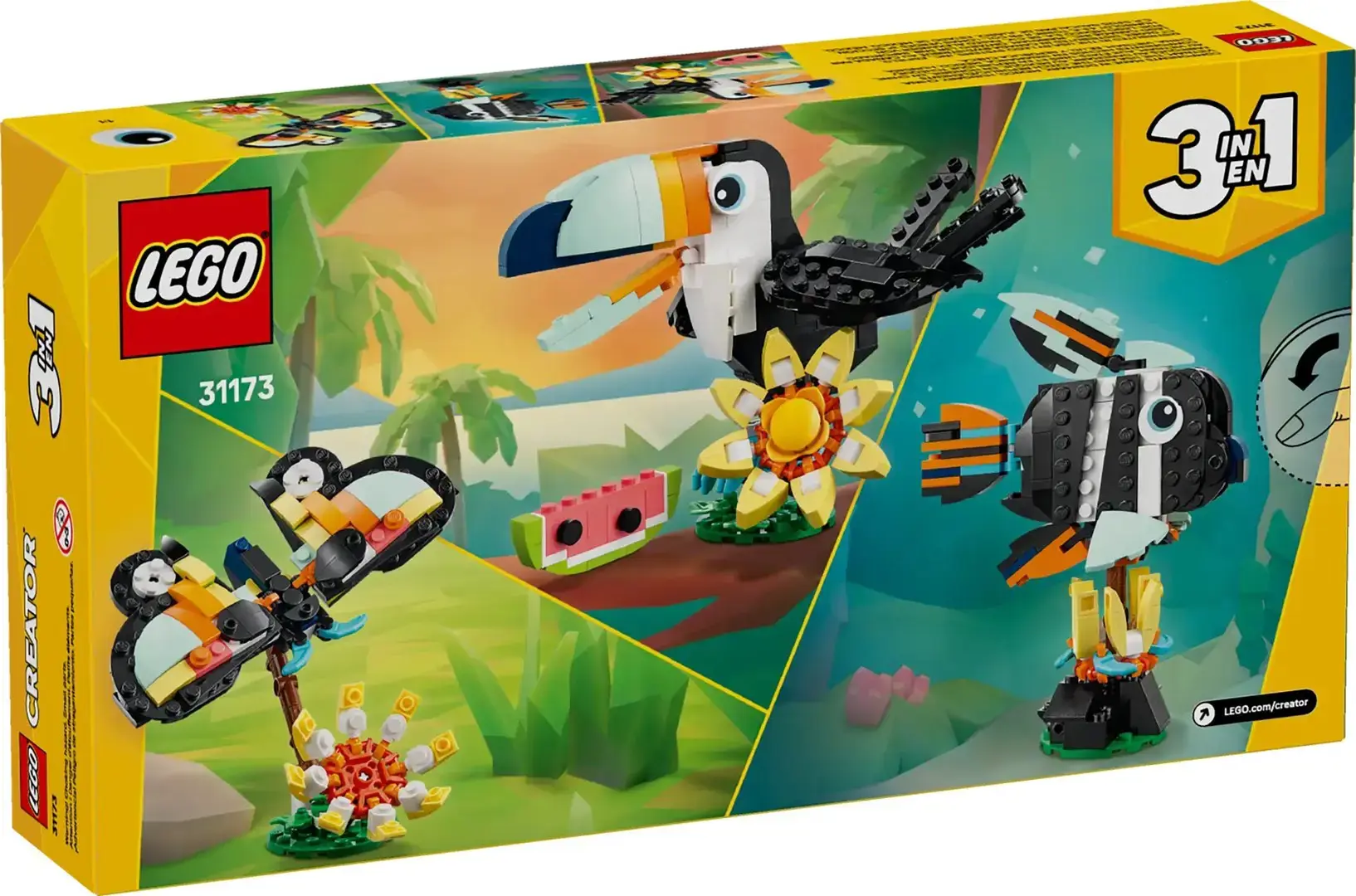 LEGO CREATOR 3 IN 1 31173 Wild Animals: Tropical Toucan