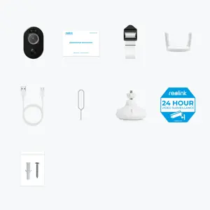 Reolink Argus Series B330 - 5MP Outdoor Battery Camera, Person/Vehicle Detection, Color Night Vision, 5/2.4 GHz Wi-Fi, IP security camera, Indoor & outdoor, Wireless, Amazon Alexa & Google Assistant, 230 lm, 6500 K