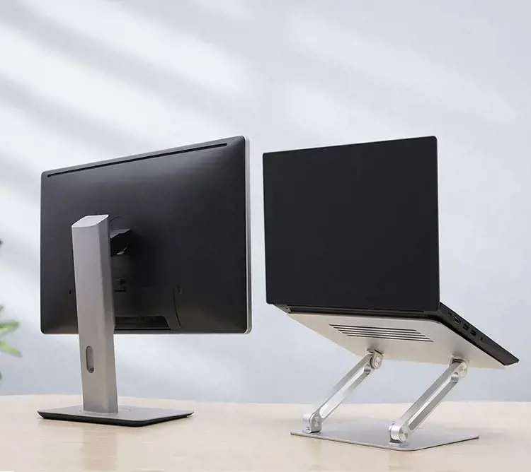 "Nillkin ProDesk" sulankstomas stovas "MacBook" nešiojamajam kompiuteriui pilkos spalvos