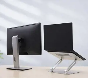 "Nillkin ProDesk" sulankstomas stovas "MacBook" nešiojamajam kompiuteriui pilkos spalvos