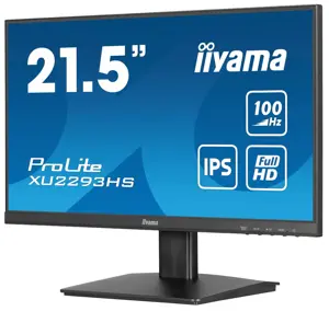 iiyama ProLite XU2293HS-B6 computer monitor 54.6 cm (21.5") 1920 x 1080 pixels Full HD LED Black