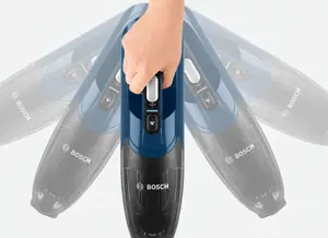 "Bosch Serie 2" BBHF216, be maišelio, mėlynas, sausas, cikloninis, plikos grindys, kilimas, kietos grindys, įkrovimas