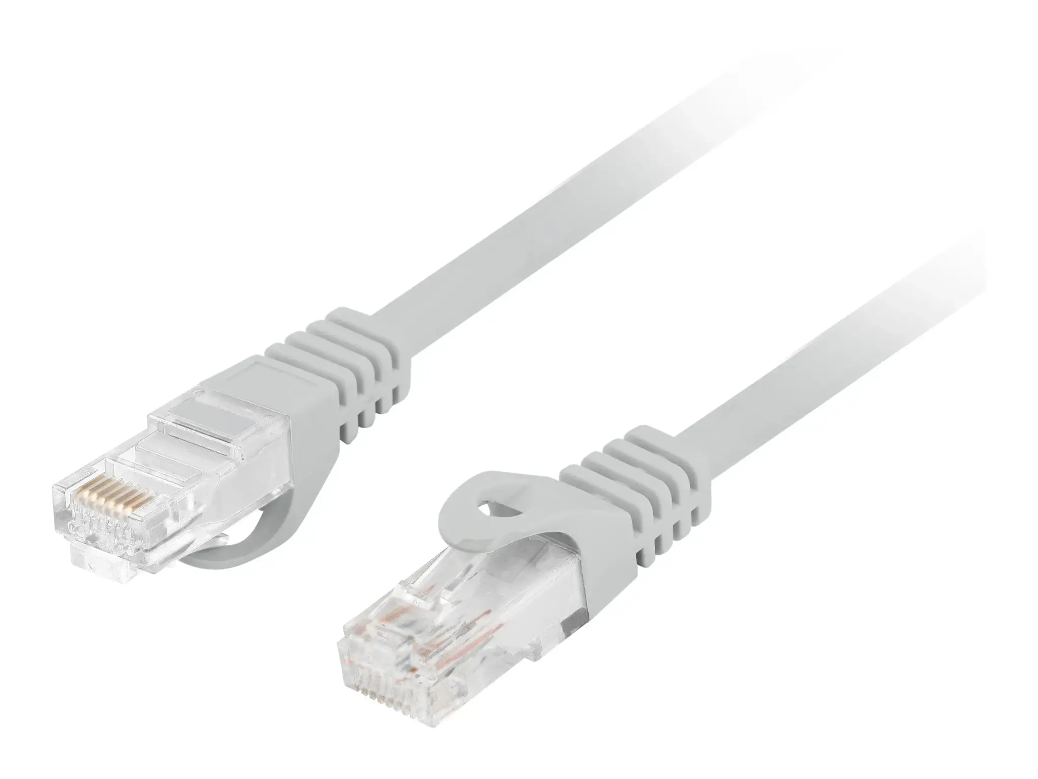 LANBERG Patchcord cat.6 UTP LSZH CU 10m pilkos spalvos Fluke pass