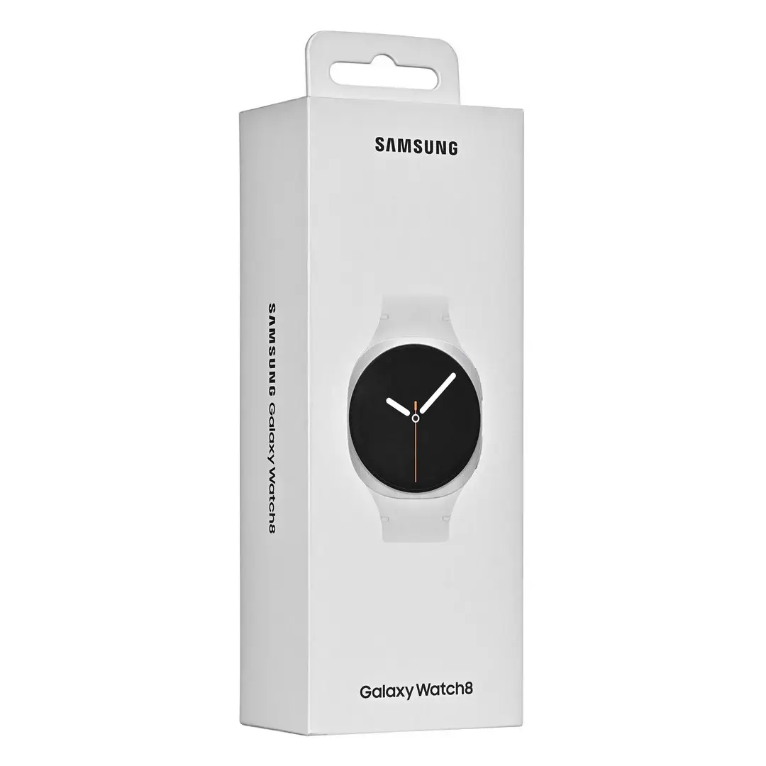Samsung Galaxy Watch 8 3.3 cm (1.3") AMOLED 40 mm Digital 438 x 438 pixels Touchscreen Silver Wi-Fi GPS (satellite)