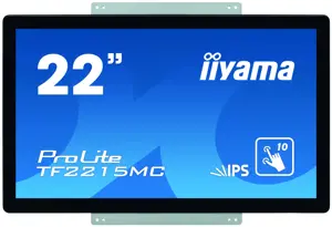 Monitorius iiyama ProLite TF2215MC-B2, 54.6 cm (21.5"), 1920 x 1080 pixels, Full HD, LED, 14 ms, Black