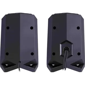 PC SPEAKERS ROCKET 2.0 6W LED USB BLACK