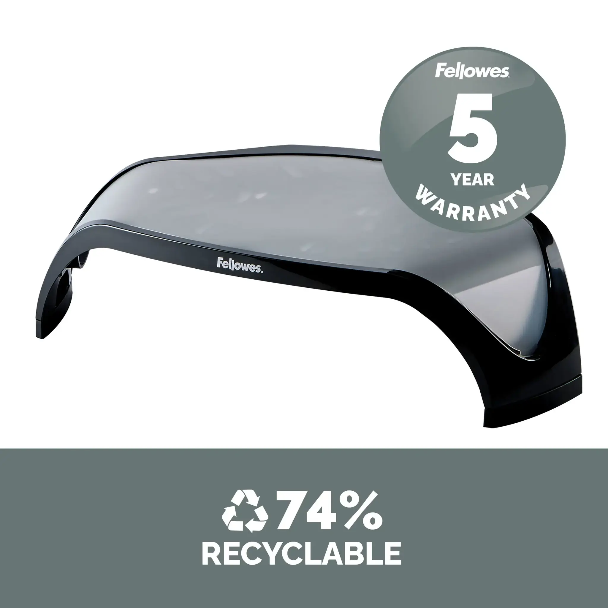 "Fellowes Smart Suites" monitoriaus pakyla, laisvai pastatoma, 10 kg, 53,3 cm (21"), reguliuojamas aukštis, juoda