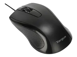 Targus Full-Size Optical Antimicrobial Wired Mouse | Targus Mouse | Full-Size Optical Antimicrobial | Wired | Black
