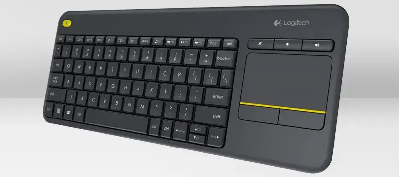 LOGITECH belaidė jutiklinė klaviatūra K400 Plus - INT BLACK