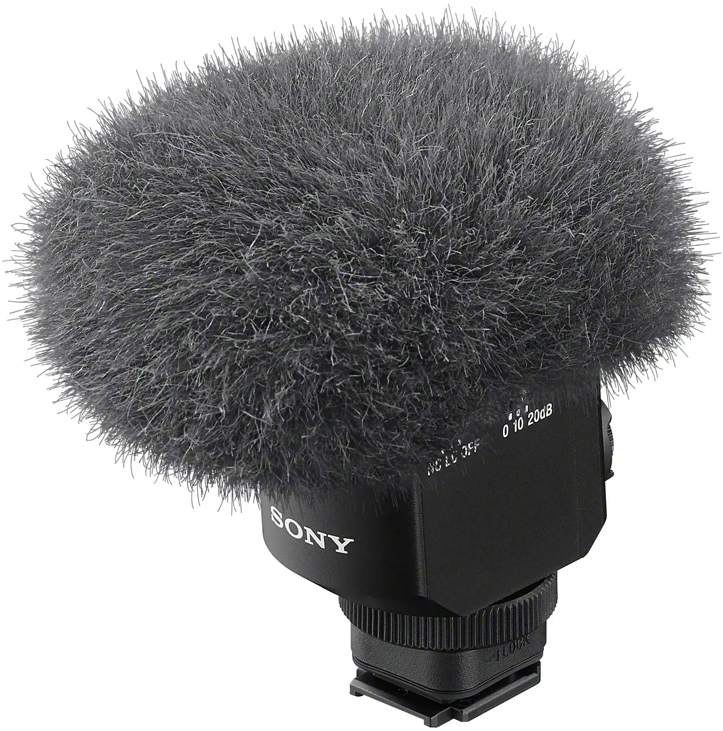 "Sony ECM-M1", Skaitmeninio fotoaparato mikrofonas, -20 dB, juodas, 7,2 V, 40 mm, 64,4 mm