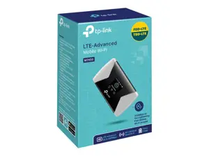 TP-Link 300Mbps LTE-Advanced Mobile Wi-Fi M7450, Mobiliojo belaidžio tinklo įranga, Juoda, pilka, nešiojamasis, TFT, 3,66 cm (1,44"), 802.11a, 802.11b, 802.11g, Wi-Fi 4 (802.11n)