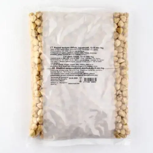 Lazdyno riešutai, blanširuoti, kepinti, 13/15, 1 kg