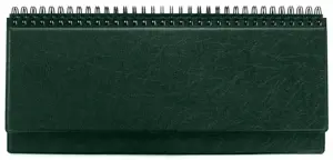 Kalendorius FORUM 2024, 295 x 135 mm, tamsiai žalia