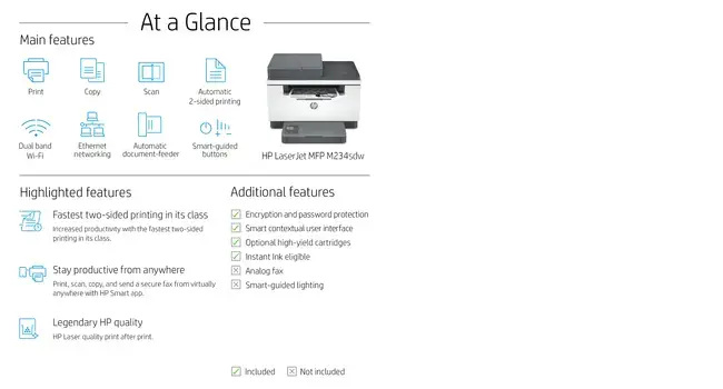HP Laserjet MFP M234sdw