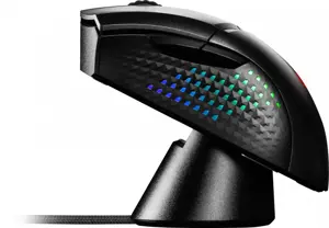 MSI CLUTCH GM51 LIGHTWEIGHT WIRELESS, dešinės rankos, optinis, RF belaidis, 26000 DPI, 1 ms, juodas