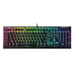 "Razer BlackWidow V4 X" mechaninė žaidimų klaviatūra, geltonas jungiklis, JAV išdėstymas, laidinė, …