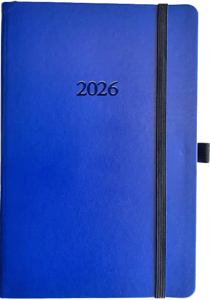 Kalendorius BALTIC WEEK, 2026, PU, A5, mėlyna (Baltic)