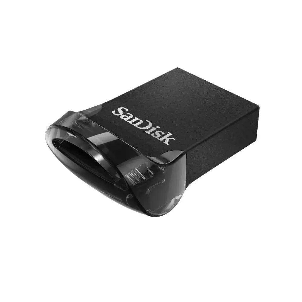 "SanDisk Ultra Fit" 64 GB, USB 3.1 - mažo formato "Plug & Stay" didelės spartos USB diskas; EAN:619659163730