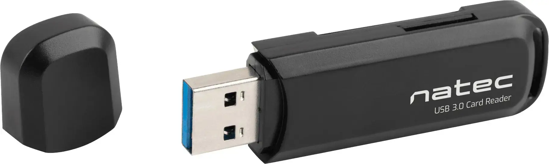 "NATEC Scarab 2" kortelių skaitytuvas USB 3.0 SD/mikro SD juodas