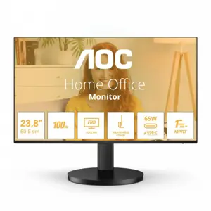 AOC B3 24B3CF2, 60.5 cm (23.8"), 1920 x 1080 pixels, Full HD, LED, 1 ms, Black