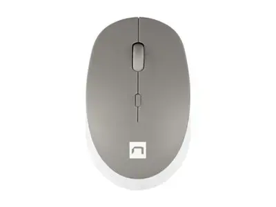 NATEC belaidė pelė Harrier 2 1600DPI "Bluetooth 5.1" baltai pilka