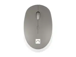 NATEC belaidė pelė Harrier 2 1600DPI "Bluetooth 5.1" baltai pilka