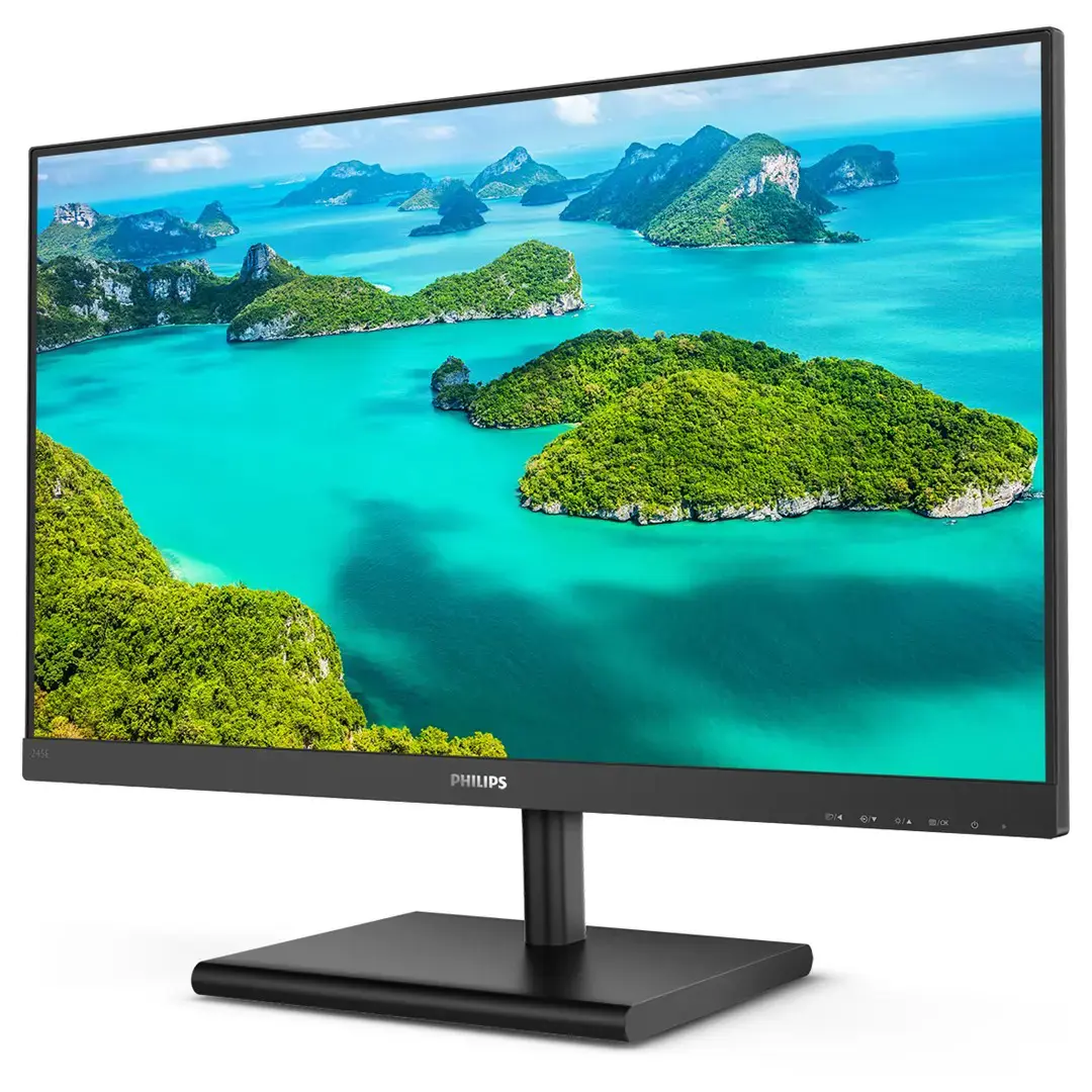 Monitorius Philips E Line 245E1S/00, 60.5 cm (23.8"), 2560 x 1440 pixels, 2K Ultra HD, LCD, 4 ms, Black