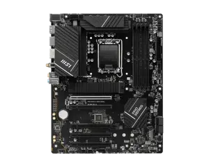 MSI PRO B760-P WIFI DDR4, "Intel", LGA 1700, "Intel® Celeron®", "Intel® Pentium® Gold", LGA 1700, DDR4-SDRAM, 128 GB