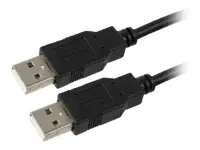 GEMBIRD CCP-USB2-AMAM-6 Gembird USB 2.0 AM/AM kabelis, 6FT, juodas