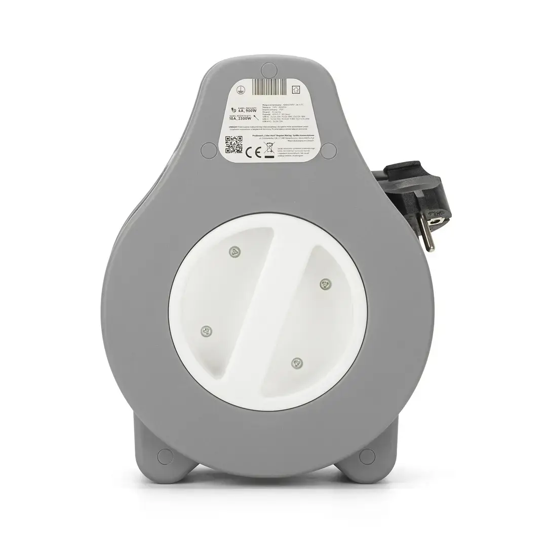 Montis Przedłużacz domowy zwijany 10m MT189 2 AC outlet(s)