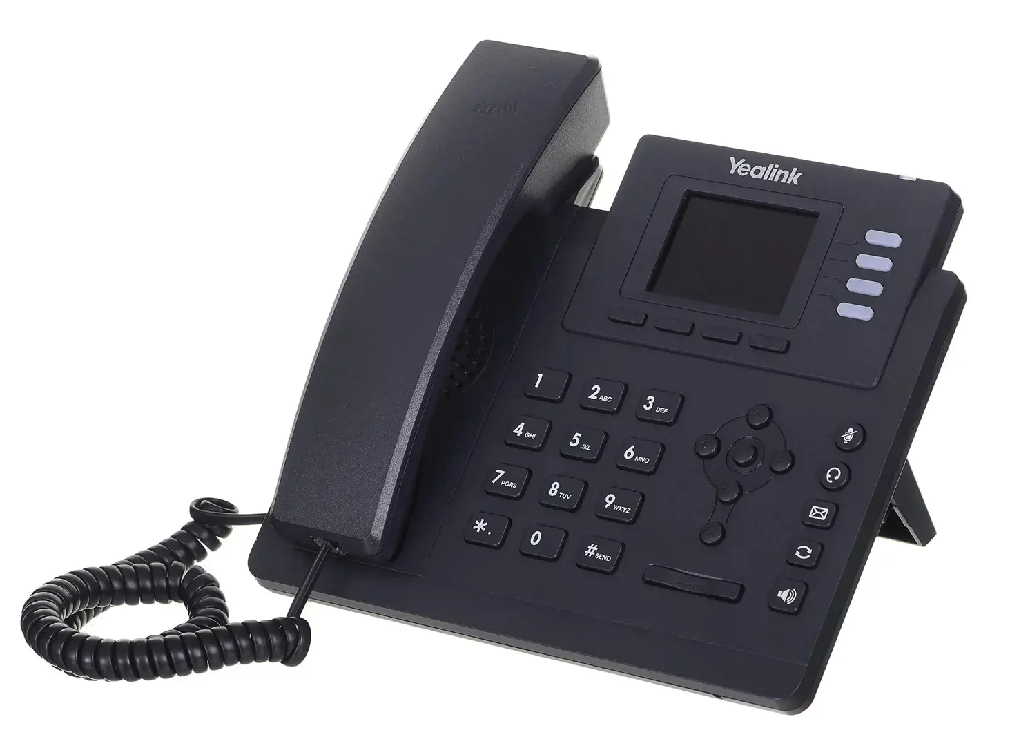 Yealink SIP-T33G, IP telefonas, pilkas, laidinis telefono aparatas, 4 linijos, 1000 įrašų, mygtukai