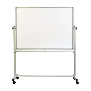 Dvipusė vartoma magnetinė lenta MEMOBE BASIC, 200x100 ( aukštis su remu 185) cm, mobili