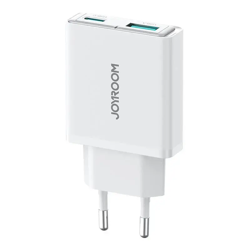 Joyroom mains charger JR-TCF14 (A+C) Super Slim 20W (white)