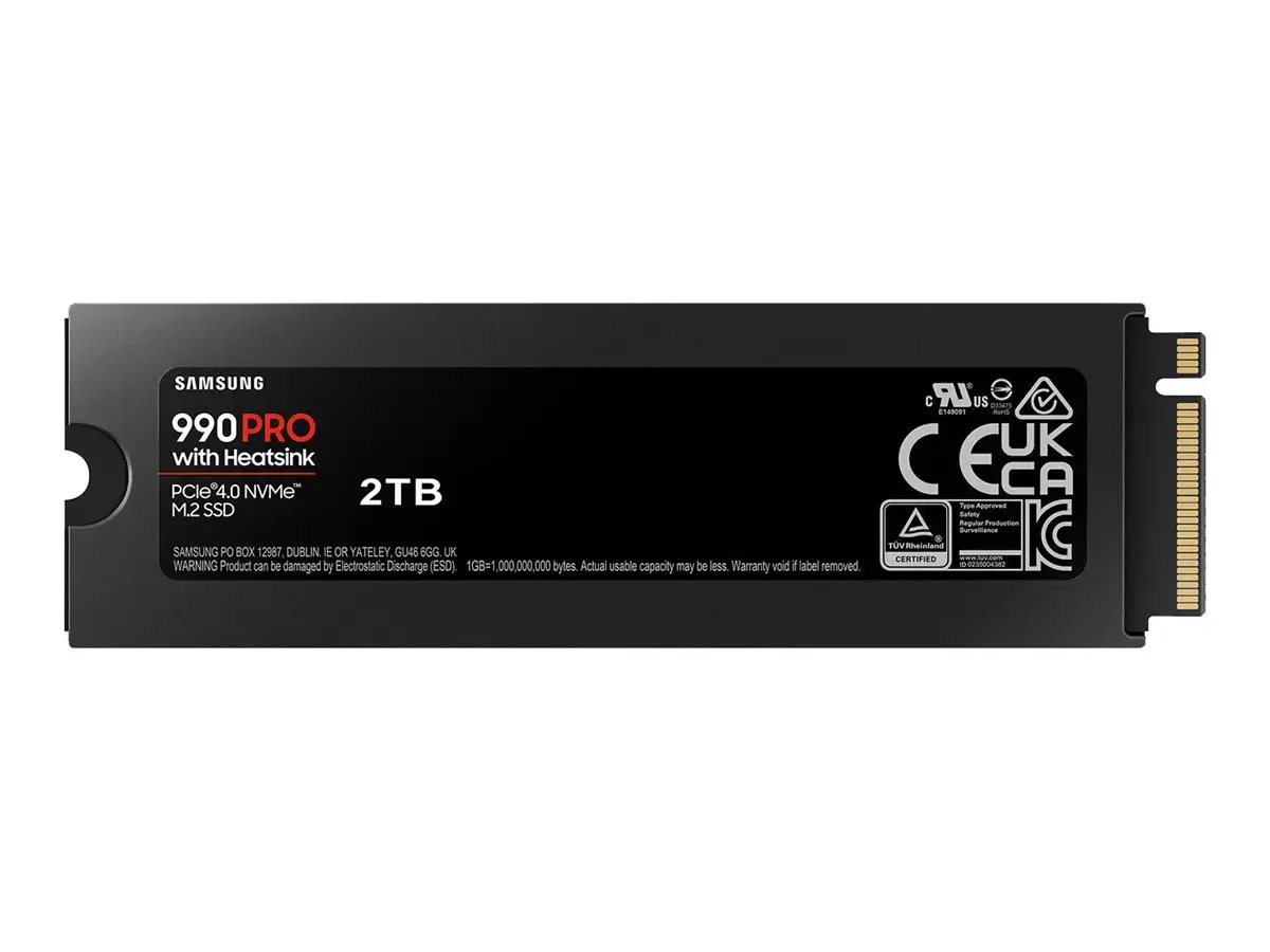 SSD diskas Samsung 990 PRO with Heatsink 2 TB, M.2, PCI Express 4.0