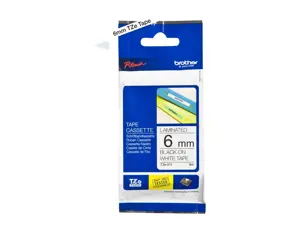 Brother TZe-211, Black on white, TZe, Grey, Thermal transfer, China, Brother