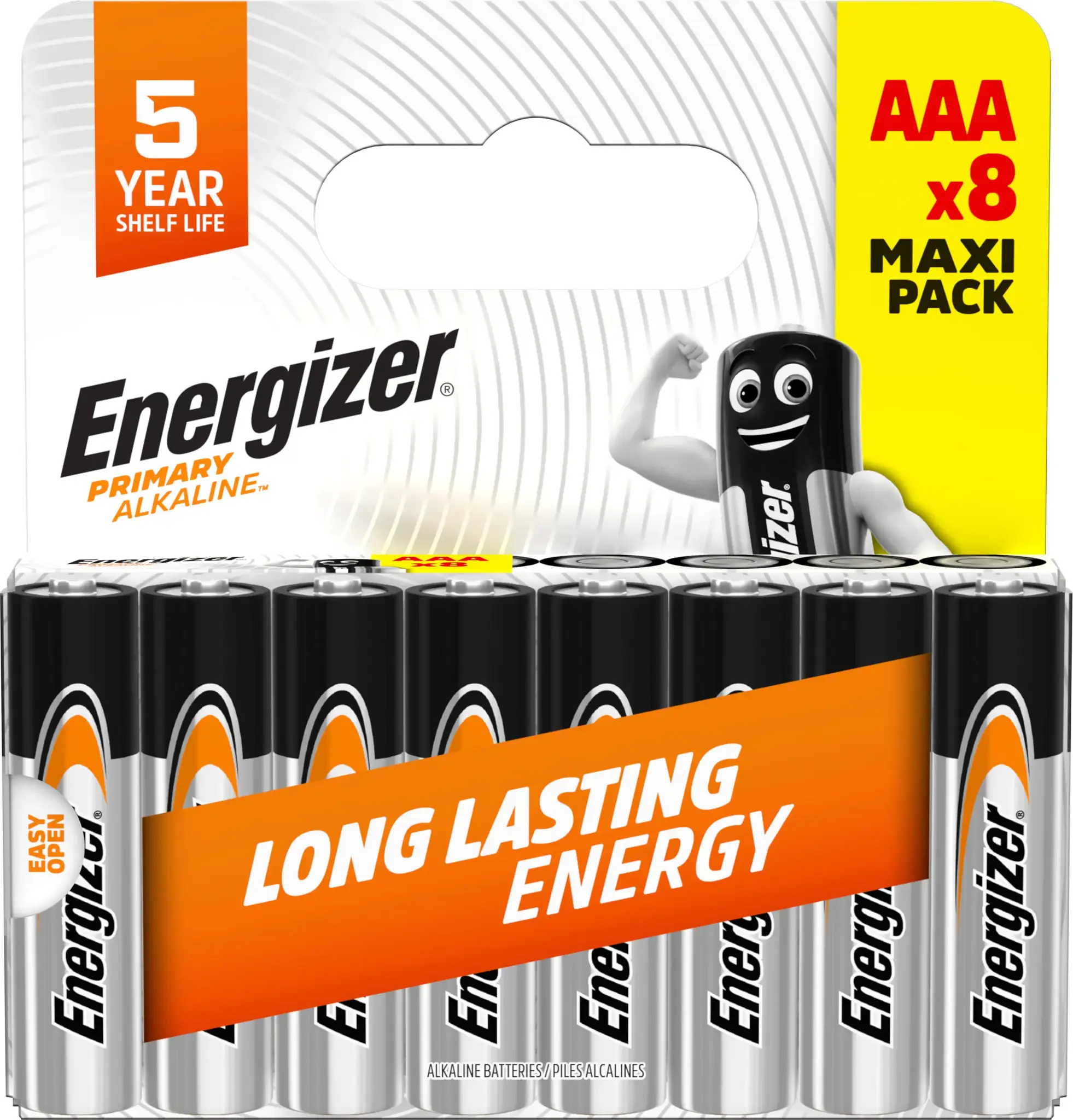 Energizer battery Primary Alkaline AAA/LR03 DHP8
