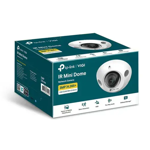 TP-Link VIGI C230I MINI(2.8MM) 3MP IR Mini Dome Tinklo kamera