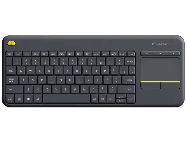 LOGITECH belaidė jutiklinė klaviatūra K400 Plus - INT BLACK