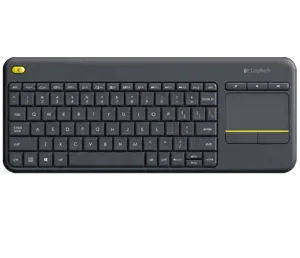 LOGITECH belaidė jutiklinė klaviatūra K400 Plus - INT BLACK