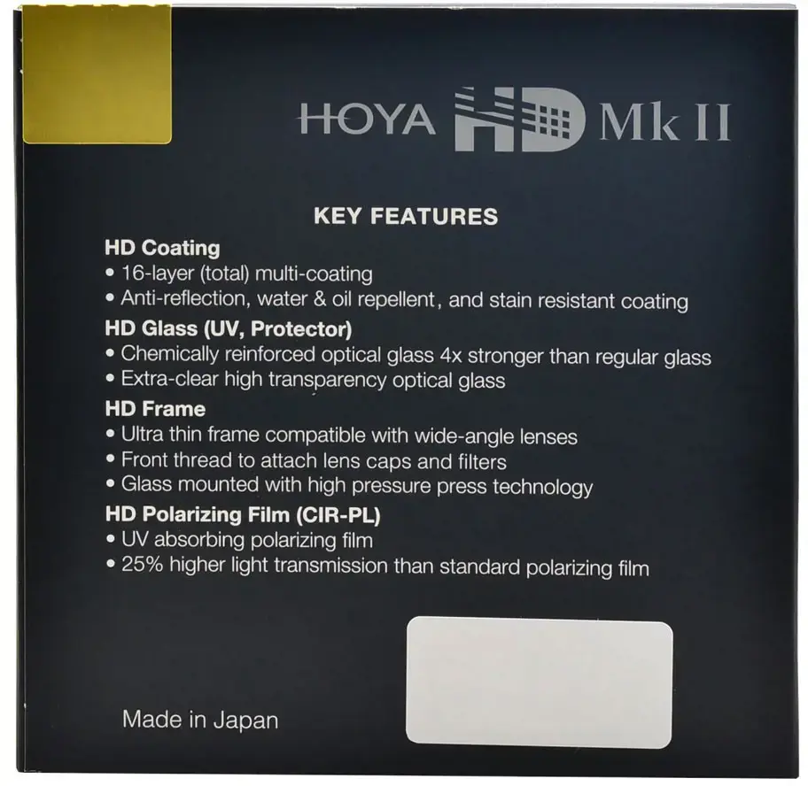"Hoya" filtras UV HD Mk II 82 mm
