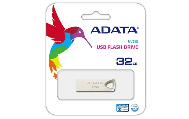 ADATA 32GB USB2.0 UV210 Silver