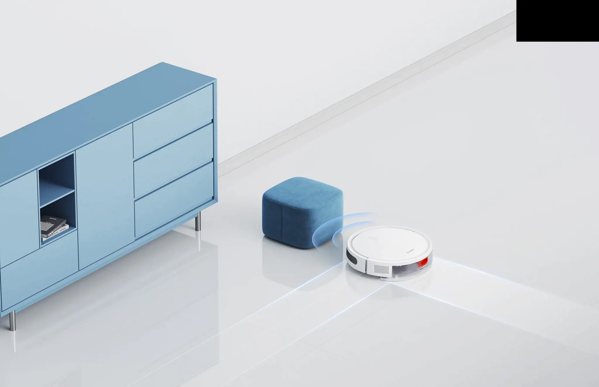 Dulkių siurblys-robotas XIAOMI E10 EU, Balta