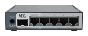 MikroTik hEX S (2025 version) with RouterOS L4, desktop case