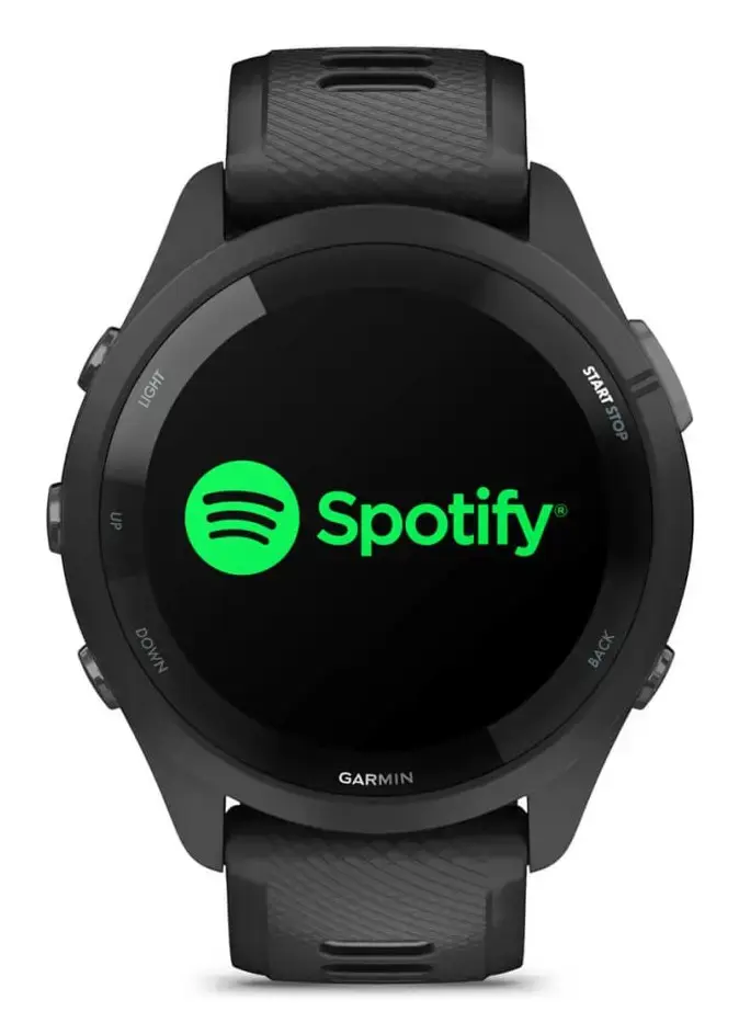"Forerunner 265 Music", juodas