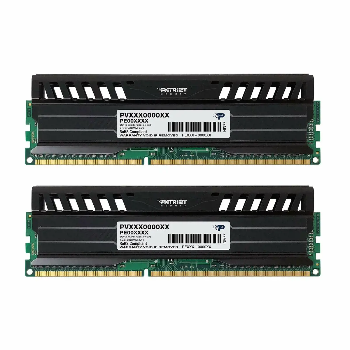 PATRIOT 16GB 2x8GB DDR3 1866MHz dviejų kanalų rinkinys XMP BLACK MAMBA