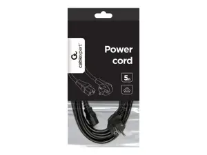 GEMBIRD PC-186-VDE-5M Gembird maitinimo laidas VDE 16 pėdų