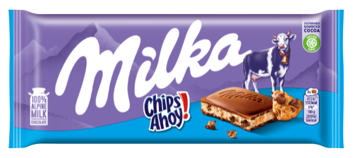 Šokoladas MILKA Chips Ahoy! 100 g